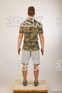 Whole body army tshirt light gray shorts of Timothy 0005
